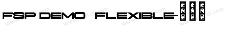 FSP DEMO   Flexible字体转换